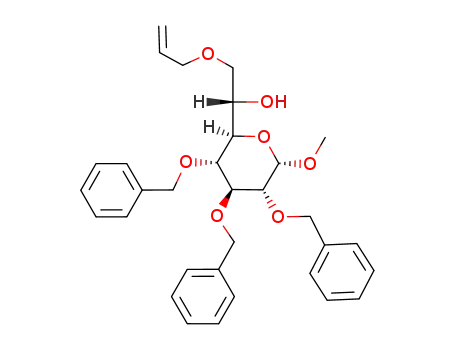 methyl 7-O-allyl-2,3,4-tri-O-benzyl-L-glycero-α-D-gluco-heptopyranoside