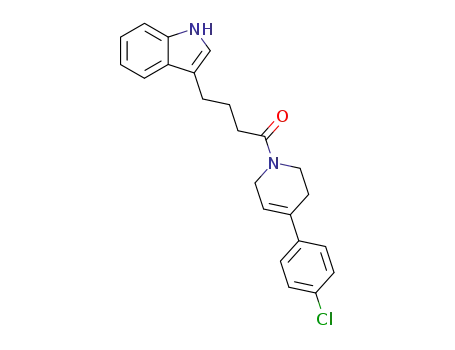 1-[4-(4-Chloro-phenyl)-3,6-dihydro-2H-pyridin-1-yl]-4-(1H-indol-3-yl)-butan-1-one