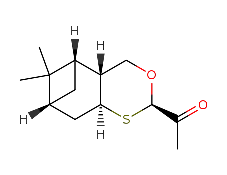 (1S,2R,5R,7S)-5-acetyl-10,10-dimethyl-4-oxa-6-thiatricyclo[7.1.1.0<sup>2,7</sup>]undecane