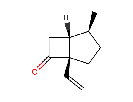 (1β,2β,5β)-(+/-)-5-ethenyl-2-methylbicyclo<3.2.0>heptan-2-one
