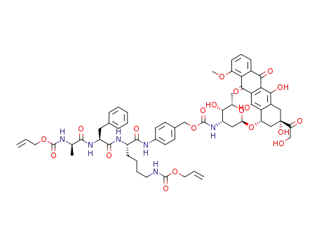 C<sub>61</sub>H<sub>70</sub>N<sub>6</sub>O<sub>20</sub>