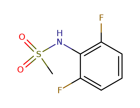 Molecular Structure of 98611-92-8 (Methanesulfonamide, N-(2,6-difluorophenyl)-)