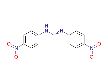 Molecular Structure of 35773-20-7 (Ethanimidamide, N,N'-bis(4-nitrophenyl)-)