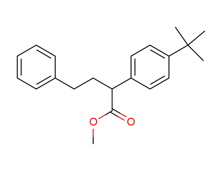 Molecular Structure of 320342-77-6 (2-(4-<i>tert</i>-butyl-phenyl)-4-phenyl-butyric acid methyl ester)