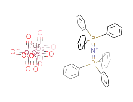 ((C<sub>6</sub>H<sub>5</sub>)3P)2N<sup>(1+)</sup>*{Os<sub>3</sub>Br(CO)11}<sup>(1-)</sup>=((C<sub>6</sub>H<sub>5</sub>)3P)2N{Os<sub>3</sub>Br(CO)11}