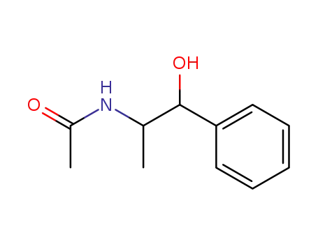 Molecular Structure of 3509-76-0 (1-hydroxy-1-phenyl-2-(acetylamino)propane)