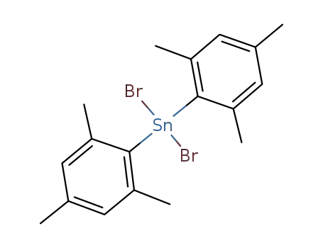 Molecular Structure of 144650-37-3 (Stannane, dibromobis(2,4,6-trimethylphenyl)-)