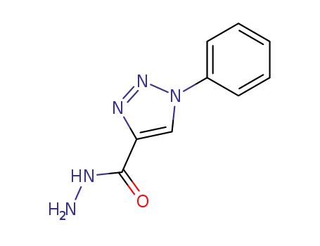 Molecular Structure of 578703-72-7 (1H-1,2,3-Triazole-4-carboxylic acid, 1-phenyl-, hydrazide)