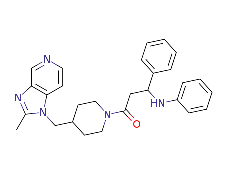 1-[[1-[3-Phenyl-3-(phenylamino)propionyl]-4-piperidyl]methyl]-1H-2-methylimidazo[4,5-c]pyridine