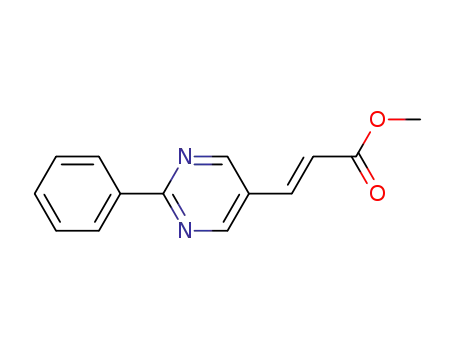 (2E)-3-(2-Phenyl-5-pyrimidinyl)-2-propenoic Acid Methyl Ester