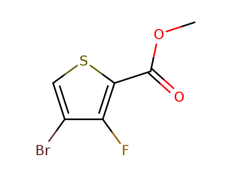 2-Thiophenecarboxylicacid, 4-bromo-3-fluoro-, methyl ester