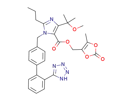 Molecular Structure of 896419-17-3 (Olmesartan Medoxomil Methyl Ether)