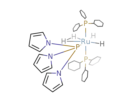 RuH<sub>2</sub>(H<sub>2</sub>)(P(C<sub>6</sub>H<sub>11</sub>)3)2(P(C<sub>4</sub>H<sub>4</sub>N)3)