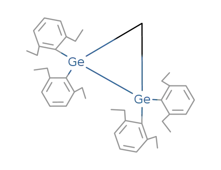 Molecular Structure of 115385-08-5 (Digermirane, 1,1,2,2-tetrakis(2,6-diethylphenyl)-)