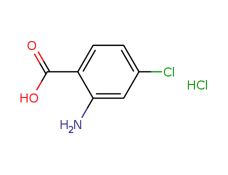 Molecular Structure of 149231-52-7 (4-chloroanthranilic acid hydrochloride)
