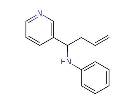 Phenyl-(1-pyridin-3-yl-but-3-enyl)-amine