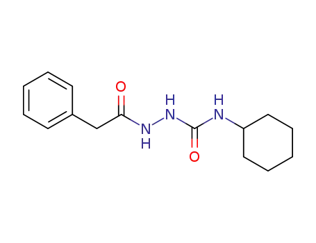 Molecular Structure of 114873-30-2 (Benzeneacetic acid, 2-[(cyclohexylamino)carbonyl]hydrazide)