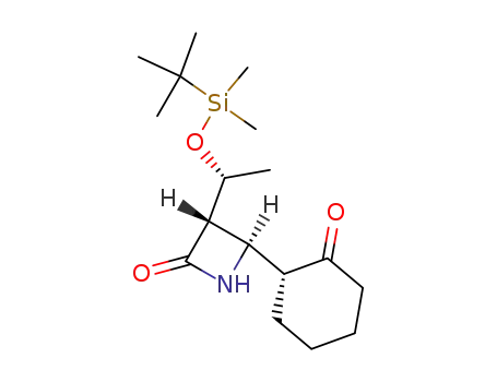 (3S,4R)-3-[(R)-1-(tert-Butyl-dimethyl-silanyloxy)-ethyl]-4-((R)-2-oxo-cyclohexyl)-azetidin-2-one