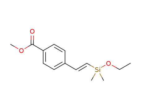 (E)-1-ethoxydimethylsilyl-2-(4-methoxycarbonylphenyl)ethene