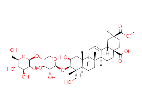 Molecular Structure of 65497-07-6 (Esculentoside A)