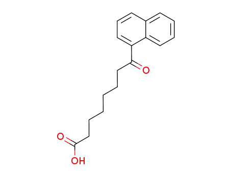 Molecular Structure of 101743-46-8 (8-(1-NAPHTHYL)-8-OXOOCTANOIC ACID)