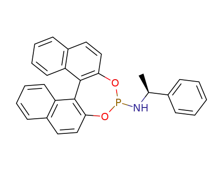 Molecular Structure of 422509-53-3 ((S)-(+)-(3,5-DIOXA-4-PHOSPHA-CYCLOHEPTA[2,1-A:3,4-A']DINAPHTHALEN-4-YL)[(1R)-1-PHENYLETHYL]AMINE)