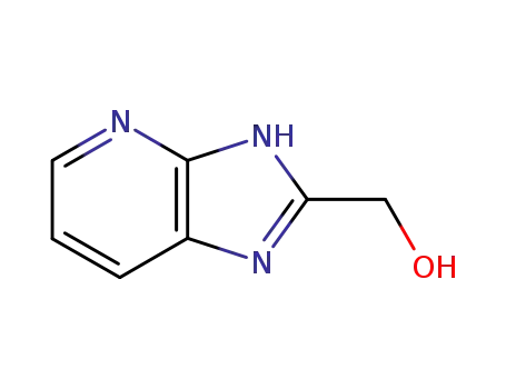 Molecular Structure of 24638-20-8 (3H-imidazo[4,5-b]pyridin-2-ylmethanol)