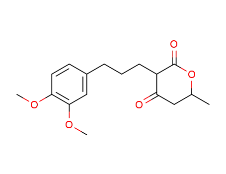 3-[3-(3,4-dimethoxyphenyl)propyl]-6-methyldihydro-2H-pyran-2,4(3H)-dione