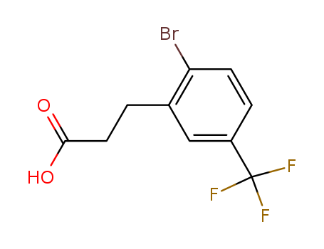 2-Bromo-5-(trifluoromethyl)benzenepropanoic acid