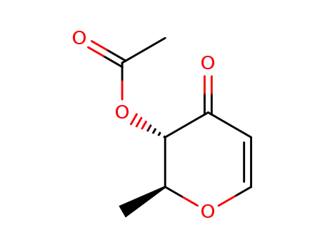 4-O-acetyl-1,5-anhydro-2,6-dideoxy-L-erythro-hex-1-en-3-ulose