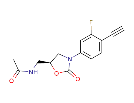 Acetamide,
N-[[(5S)-3-(4-ethynyl-3-fluorophenyl)-2-oxo-5-oxazolidinyl]methyl]-