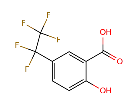 Benzoic acid, 2-hydroxy-5-(pentafluoroethyl)-