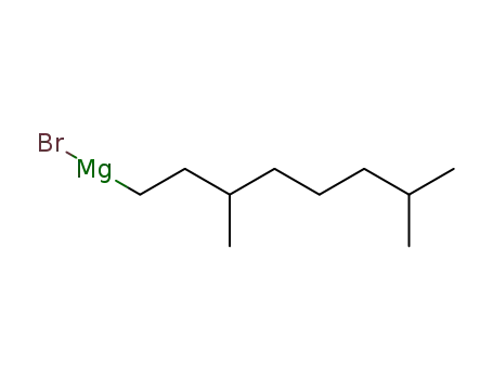 Molecular Structure of 114499-45-5 (3 7-DIMETHYLOCTYLMAGNESIUM BROMIDE  1.0&)