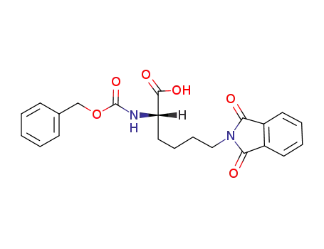 Molecular Structure of 37579-45-6 (6-N-PHTHOLYL-2-N-Z-L-LYSINE)