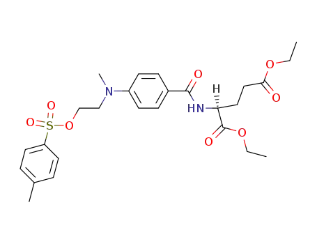 diethyl N-<4-<N-(2-tosyloxyethyl)-N-methylamino>benzoyl>-L-glutamate