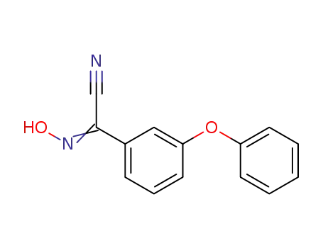 Molecular Structure of 250602-64-3 (Benzeneacetonitrile, a-(hydroxyimino)-3-phenoxy-)