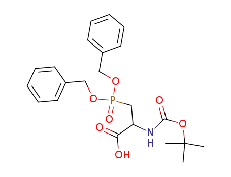 3-(bis-benzyloxy-phosphoryl)-2-<i>tert</i>-butoxycarbonylamino-propionic acid