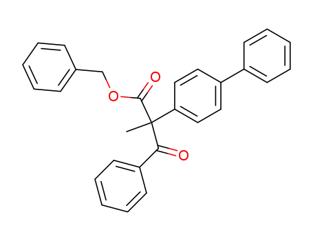 Molecular Structure of 512176-87-3 (benzyl 2-benzoyl-2-(1,1'-biphenyl-4-yl)propanoate)