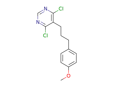 4,6-dichloro-5-[3-(4-methoxy-phenyl)-propyl]-pyrimidine