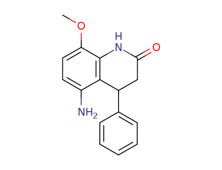5-amino-3,4-dihydro-8-methoxy-4-phenylquinolin-2(1H)-one