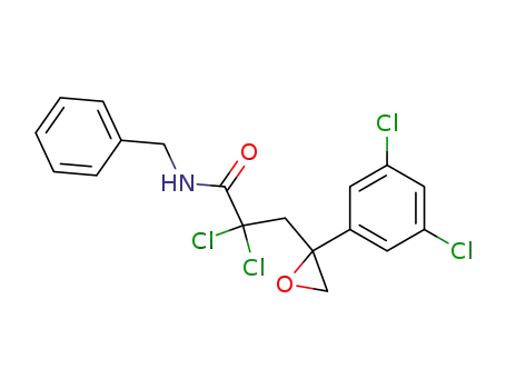 α,α-dichloro-2-(3,5-dichlorophenyl)-N-(phenylmethyl)oxiranepropanamide
