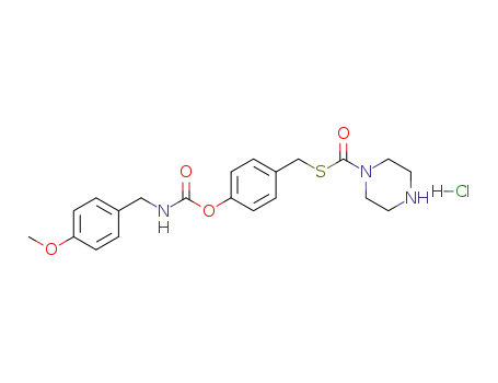 S-4-[[(4-Methoxybenzyl)amino]carbonyl]oxybenzyl piperazine-1-thiocarboxylate hydrochloride