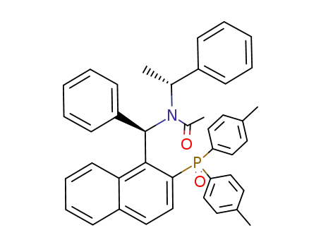 N-{(R)-[2-(di-p-tolylphosphinoyl)naphthalen-1-yl](phenyl)methyl}-N-((1'R)-1'-phenylethyl)acetamide