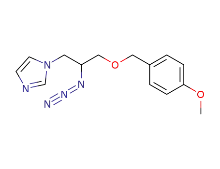1H-Imidazole, 1-[2-azido-3-[(4-methoxyphenyl)methoxy]propyl]-