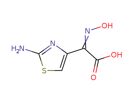 Molecular Structure of 120570-48-1 (4-THIAZOLEACETIC ACID, 2-AMINO-ALPHA-(HYDROXYIMINO))