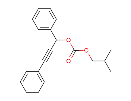 (1,3-diphenyl-prop-2-ynyl)-i-butylcarbonate