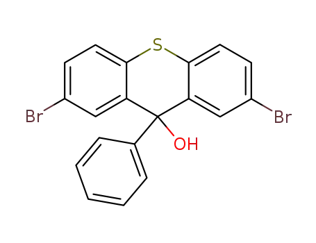 2,7-dibromo-9-phenylthioxanthenol