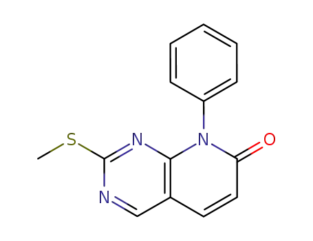 2-Methanesulfanyl-8-phenyl-8H-pyrido[2,3-d]pyrimidin-7-one