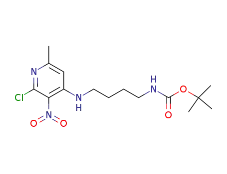 Carbamic acid, [4-[(2-chloro-6-methyl-3-nitro-4-pyridinyl)amino]butyl]-,
1,1-dimethylethyl ester