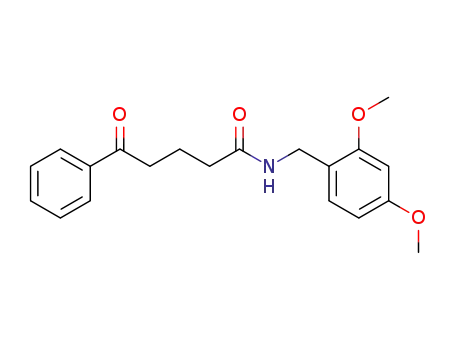 Molecular Structure of 583027-32-1 (5-oxo-5-phenyl-pentanoic acid 2,4-dimethoxy-benzylamide)